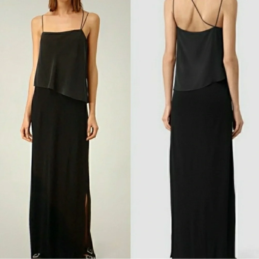 AllSaints Mira Maxi Size 8 - Picture 1 of 3